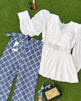 Silk Elegance Trouser & Flair Top Ensemble