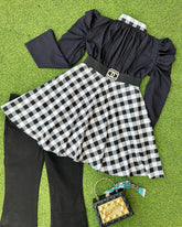 Turkish Elegance Flair Top & Bell Bottom Jeans