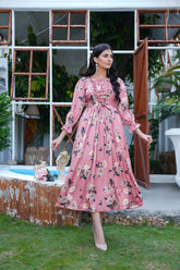 Italian Cotton Floral Frock