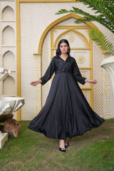 Silk Frock with Sequin Body