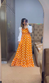 Yellow Polka Dot Frock