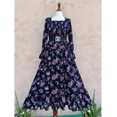 Floral Print Smoked Style Maxi - stylebyrk