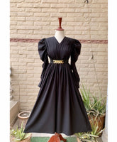 Italian Georgette Plated Style Frock - stylebyrk