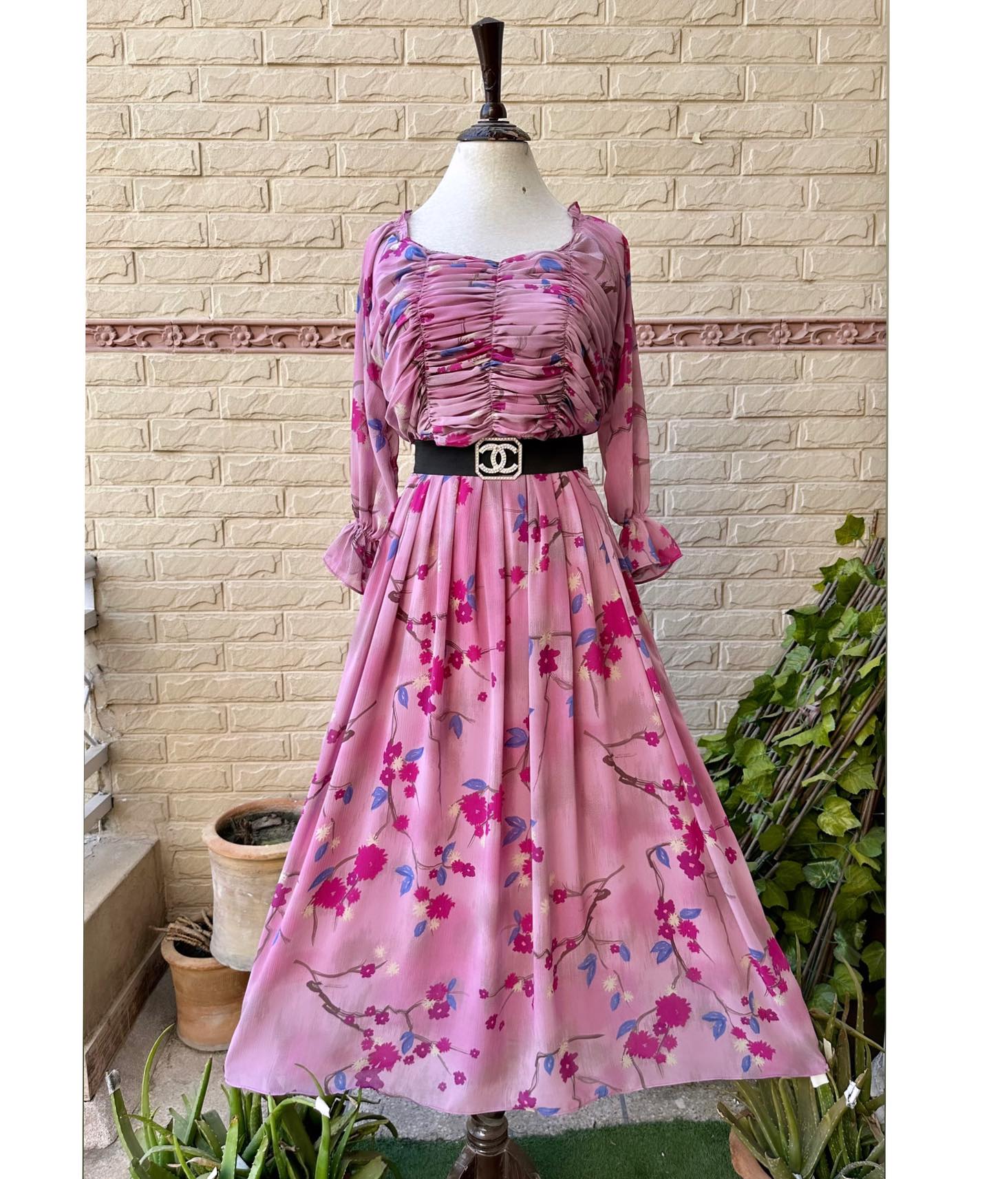 Chiffon Elegance Chunnat Frock