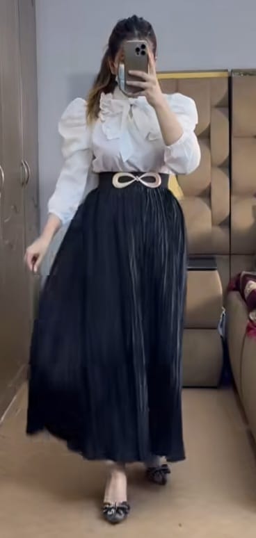 Grace Pleated Skirt