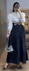 Grace Pleated Skirt