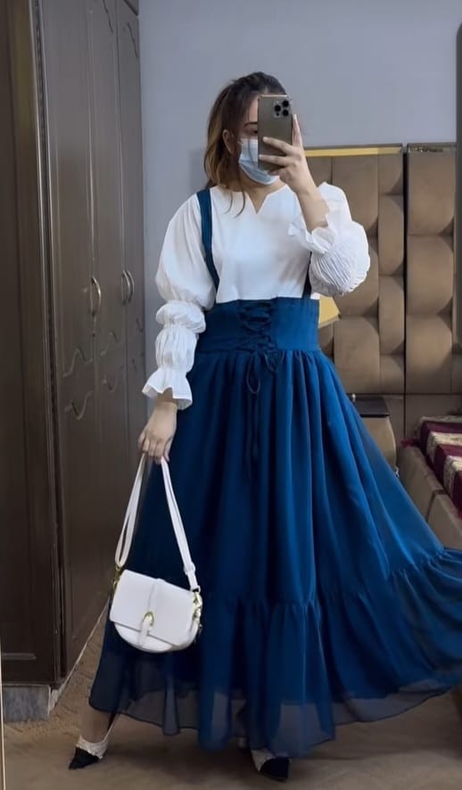 Suspender Skirt Set