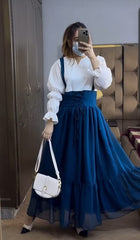 Suspender Skirt Set