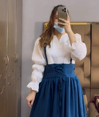 Suspender Skirt Set