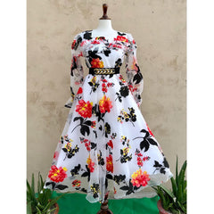 Organza Flair Frock