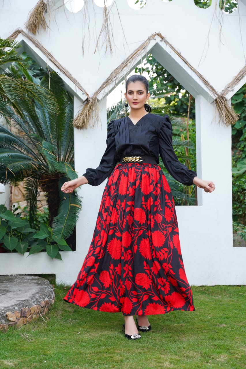 Black & Red Elegance Set