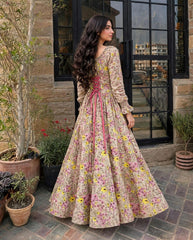 Beautiful flower print frock