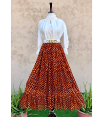 Stylish imported net polka dot flair